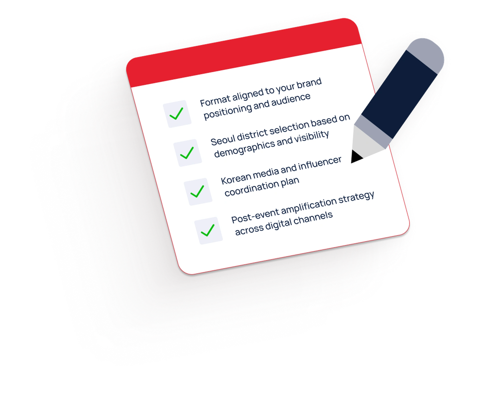 Checklist for planning Korea activations and events with strategic clarity
