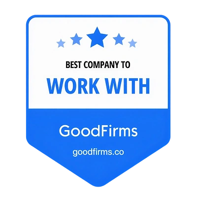GoodFirms: Best Company to Work With Award Badge