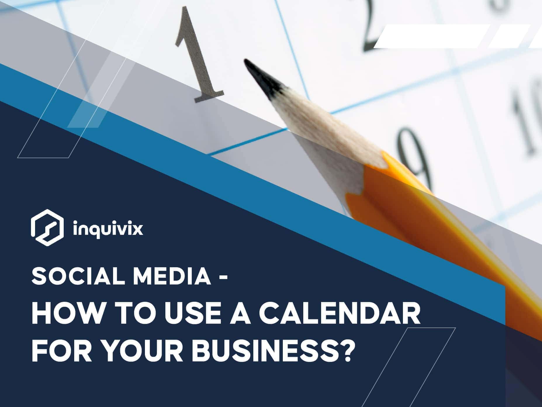 how to use a calendar for your business