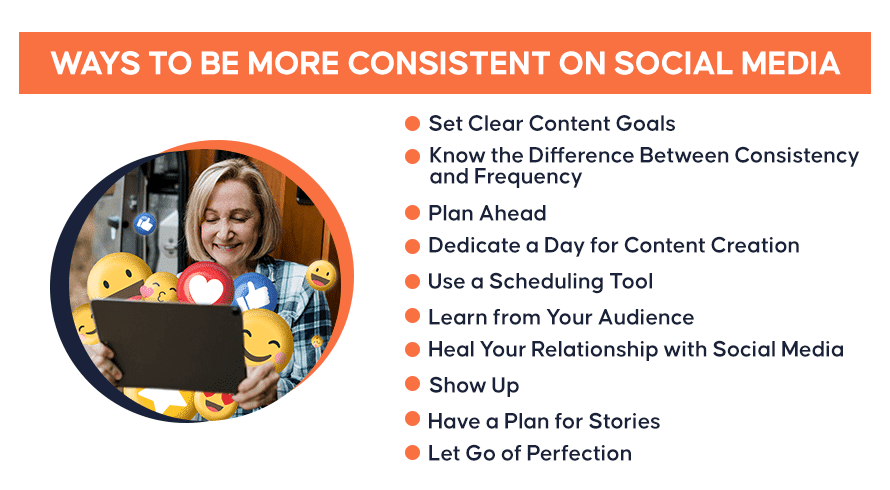 Ways to Be More Consistent on Social Media