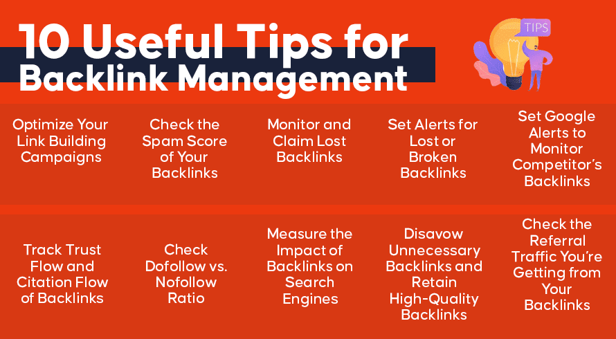 10 Useful Tips for Backlink Management