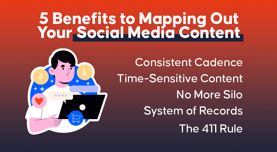 5 Benefits to Mapping Out Your Social Media Content
