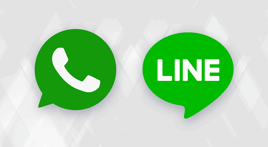 Whatsapp and LINE