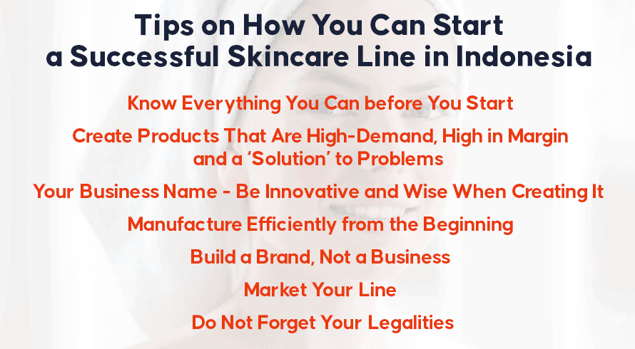 Tips on How You Can Start a Successful Skincare Line in Indonesia