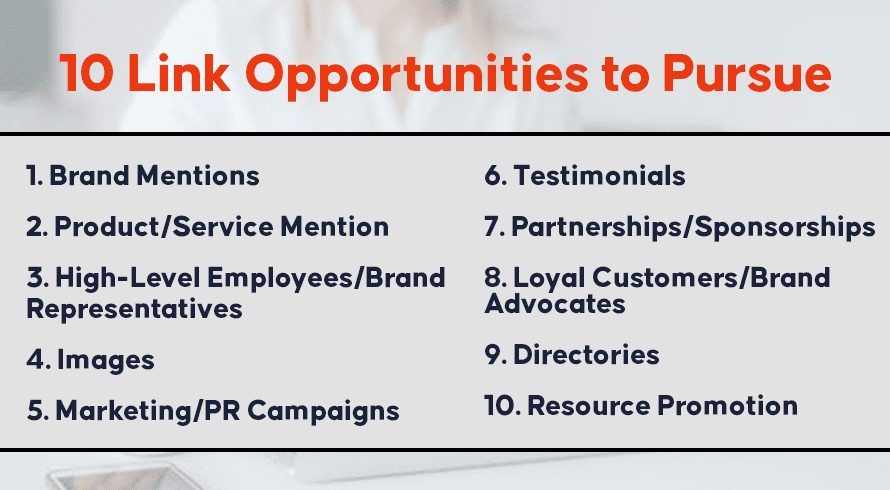 10 Link Opportunities to Pursue