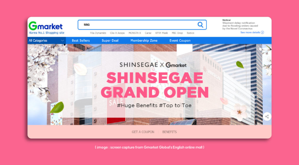 Shinsegae starts integration of SSG Dotcom and G-Market