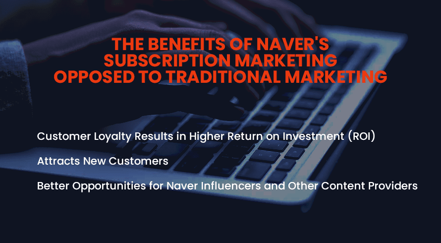 The Benefits of Naver's Subscription Marketing Opposed to Traditional Marketing