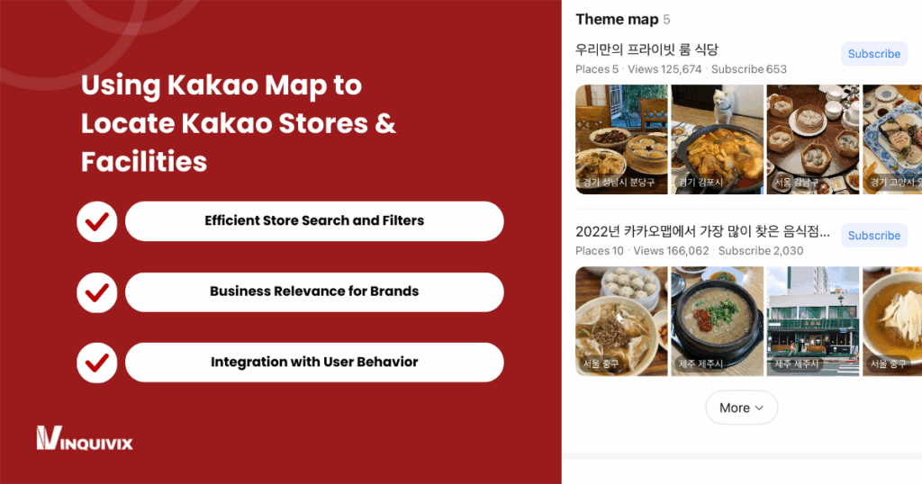 Using Kakao Map to Locate Kakao Stores & Facilities