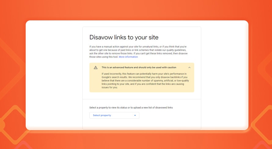 Submit Your .txt Disavow File Via Google Search Console | INQUIVIX