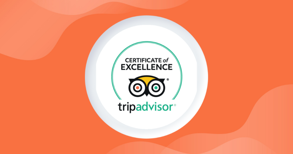 The TripAdvisor Certificate Of Excellence Award