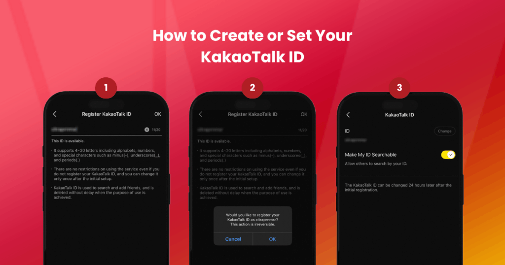 How to Create or Edit Your KakaoTalk ID