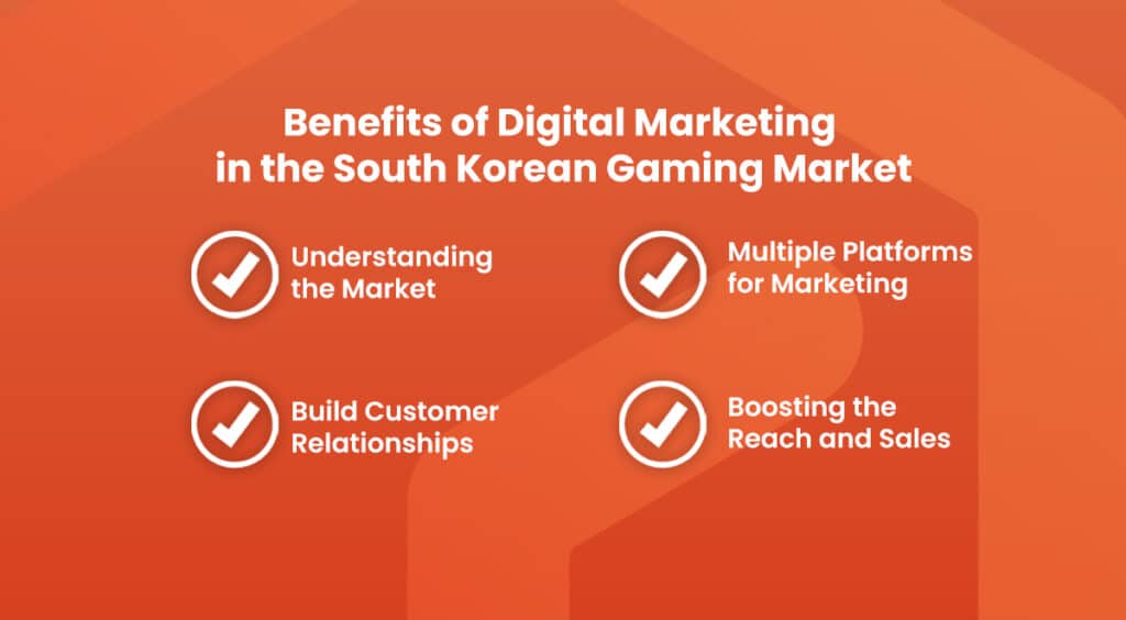 Benefits of Using Digital Marketing in the Gaming Industry in South Korea.